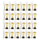 48-częściowy zestaw trofeów i medali, 24-częściowy złoty plastikowy trofeum 2391