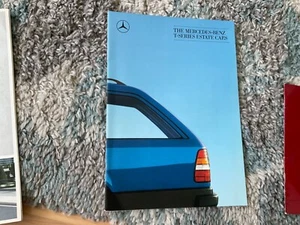 MERCEDES BENZ. T SERIES ESTATE CARS BROCHURE.& SEPARATE SPEC SHEETS. 1988 - Picture 1 of 1