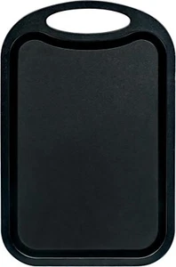 Plastic Cutting Boards for Kitchen with Handles for Food, Fruits, Vegetables (Bl - Picture 1 of 5