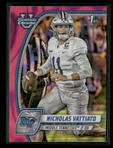 2024 Bowman Chrome University Pink Lava Nicholas Vattiato - Picture 1 of 2