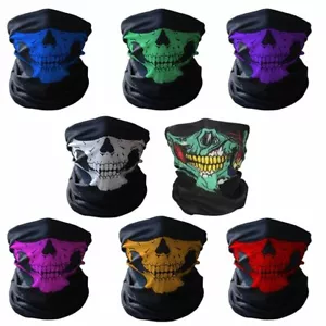 Nahtlose Totenkopf Schlauch Gesichtsmaske Festival Stil Multifunktion Bandana Beanie Schal - Bild 1 von 1