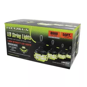 FLEXILLA LED CADENA LUCES 50 FT 8000 LÚMENES 5 PK - Imagen 1 de 1