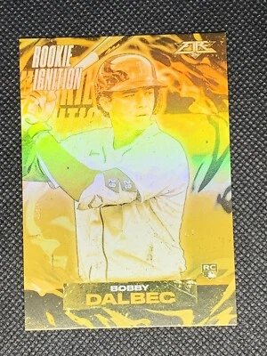 2021 Topps Fire - Bobby Dalbec - Rookie Ignition Gold Minted RC #RI-19 Red Sox - Image 1 of 2