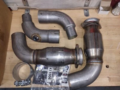 BBK  Catalytic converter 1816 2015-2023 Fits Ford MUSTANG GT 3" SHORT MID PIPE - Изображение 1 из 3