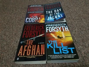 FREDERICK FORSYTH 4 BOOKS INTERNATIONAL INTRIGUE, THRILLERS, THE COBRA … - Imagen 1 de 4