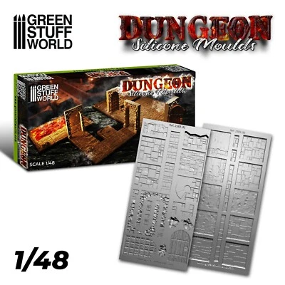 Stampi in silicone - DUNGEON - diorami basi modellismo castello Dimora DnD - Immagine 1 di 2
