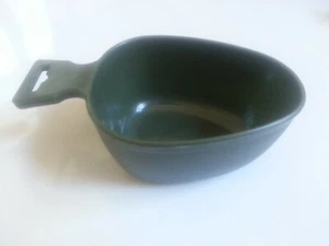 Schwedisches Militär Überschuss Plastikschüssel/Tasse - olivgrün - Bild 1 von 6