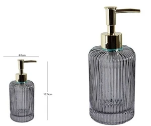 Dispensador De Jabón Líquido Elegante De Vidrio Colorido 10368 DFH - Imagen 1 de 1