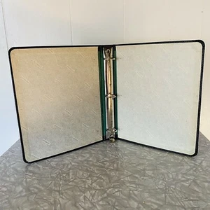 Carpeta de 3 anillas vintage Norwood textura guijarros negros 2" A2 - Imagen 1 de 7