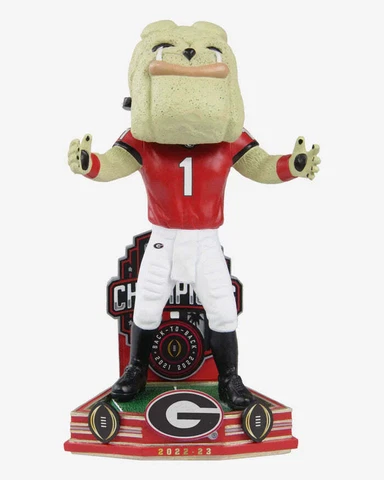 Hairy Dawg Georgia Bulldogs 2022 Football National Champions Bobblehead NCAA Cover