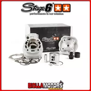 S6-7018820 Gruppo Termico 88cc Stage6 BigRacing, Corsa 45mm, Minarelli AM6 STAGE - Imagen 1 de 5