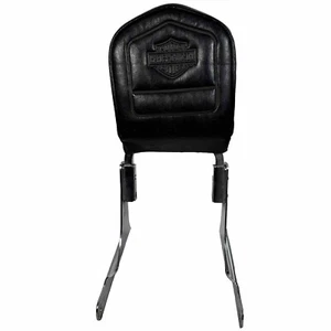 Harley Davidson Sissy Bar with Pad 17” Tall Fast Shipping - Afbeelding 1 van 10