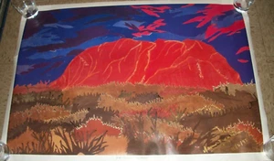 Naomi Benheim Signed Poster Print IN THE BEGINING 1995 39x27 Leather Art - Picture 1 of 7