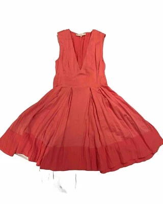 Mini Vestido Vanessa Bruno Rosa Falda Completa Talla 38 / Au8-10 Foto 1 de 4