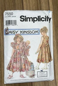 Simplicity Daisy Kingdom Uncut Pattern. 7550. Size HH 3,4,5,6. - Picture 1 of 3