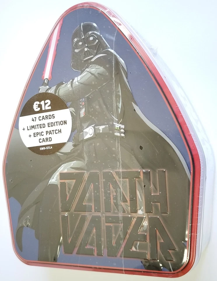 Star Wars Accession Skywalker Topps Tin Box Darth Vader 47 Cards + Le + Patch - Image 1 of 1
