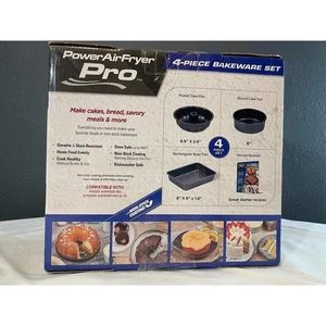 Power Airfryer Pro Antihaft Backformen 4-teiliges Set Brandneu im Karton - Bild 1 von 6