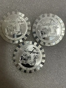 Ficha de póquer apilable SilverTowne Prospector 1 oz Troy plata fina .999 - lote de 3 - Imagen 1 de 10