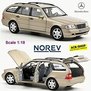 Mercedes-Benz C-Class T-Model 1997-2001 S 202 Rauchsilber 1:18 Norev 183388 - Picture 1 of 8