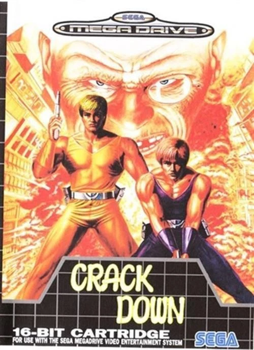 Crack Down - Sega Mega Drive Action Adventure Shooter Video Game Boxed - Image 1 of 1
