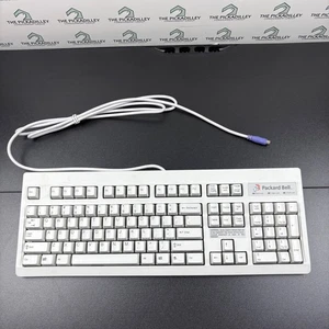 Packard Bell RT6656TW Keyboard Computer Vintage Windows 95 PS/2 Wired - Picture 1 of 7
