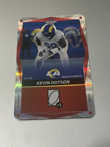 2025 Uno Elite Alt Jersey Red Foil - KEVIN DOTSON #046 Los Angeles Rams Football - Picture 1 of 2