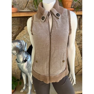 REI Full Zip Brown Sweater Vest Women's Size XS - Picture 1 of 6