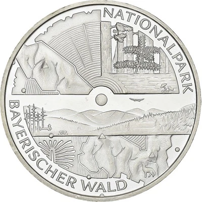[#137168] Germany, 10 Euro, Bavarian Forest National Park, 2005, Munich, Silver, - Image 1 of 2