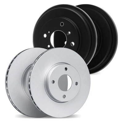 For Smart Fortwo 2016-2018 DFC 4004-63051 GeoSpec Front & Rear Brake Rotor Set - Image 1 of 3