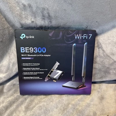 TP-Link BE9300 WiFi 7 PCIe Card for Desktop PC Tri-Band - Image 1 of 4