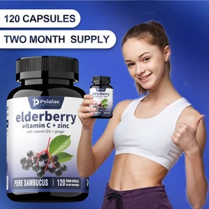 Bayas de saúco 10000 mg - Energía, sistema inmunológico, salud ósea y articular - Imagen 1 de 8