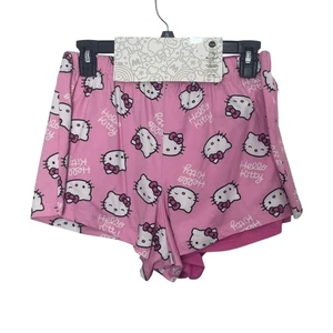 Hello Kitty 2 Pack Sleep Shorts Womens Small Pink New - Picture 1 of 9