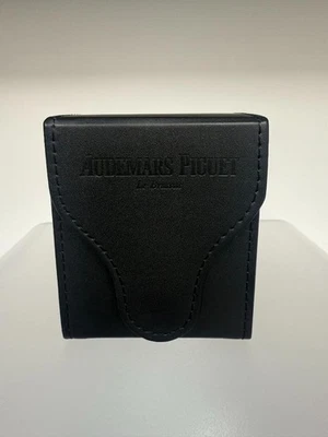 Estuche de transporte para reloj Audemars Piguet negro cuero genuino caja de viaje porche Foto 1 de 4
