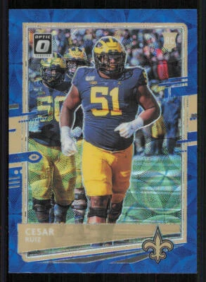 2020 Donruss Optic Blue Scope #131 Cesar Ruiz - Image 1 of 2