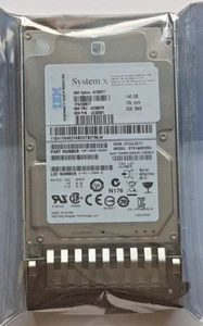 146 GB SAS IBM System X 42D0677 15K RPM 16MB HDD 2.5 " Hard Drive New + Caddy - Picture 1 of 1