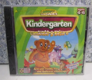 Software PC Galswin Kindergarten Language and Nature Ages 4-6 NEW SEALED Jewel - Picture 1 of 2