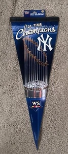 NY New York Yankees Roll & Go Wool Pennant Sleeve World Series 27 Time Champions - Picture 1 of 2