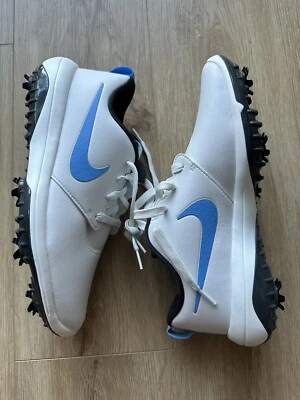 Nike Roshe G Tour Golf Shoes AR5580 105 White/Blue New Men’s Sz 8 - Image 1 of 3