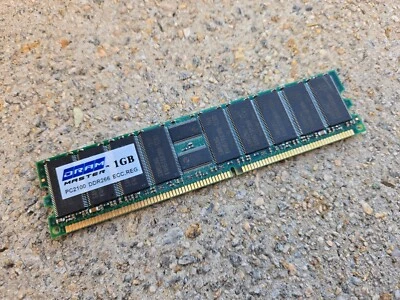 RAM de memoria registrada DRAM Master 1 GB PC2100 DDR266 ECC Foto 1 de 4