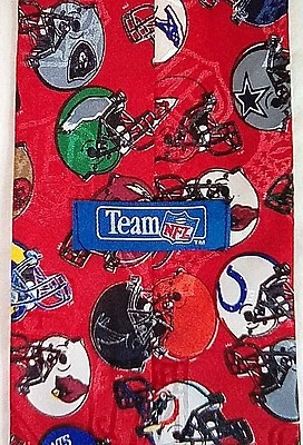 Usado en Excelente Condición Equipo NFL Fútbol Casco Corbata Base Roja Hecho en EE. UU. Tiene Engrasadores ¡tan pre 200 FS! Foto 1 de 4