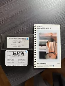 Charmilles Robofil 6030 Technologie Auf Disketten Und Befehls Bzw Kurz Handbuch - Bild 1 von 1