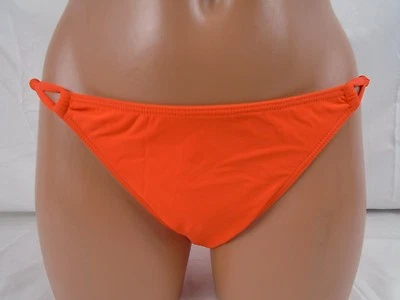 Parte inferior de bikini brasileña Sauvage Le Mix naranja nudo lateral pequeña nueva con etiquetas 3305L Foto 1 de 3