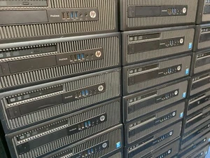 HP EliteDesk 800 G1 SFF Core i5 3,20 GHz 8 GB RAM 120 GB SSD Win 10 Pro - Imagen 1 de 2