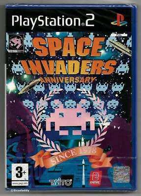 PS2 Space Invaders Anniversary, (2004) UK Pal, Brand New & Sony Factory Sealed - Image 1 of 2