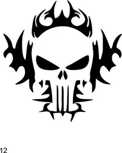pegatina coche punisher nº12 - Imagen 1 de 2