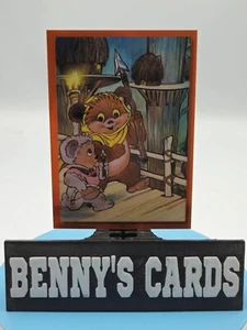 2022 Topps Star Wars Galaxy Orange Refractor Vintage 20/25 Ewok - Picture 1 of 8
