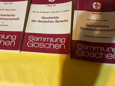 Germanische Sprachwissenschaft - Prof. Dr. Hans Krahe - Band 780/915/238 - Image 1 of 4