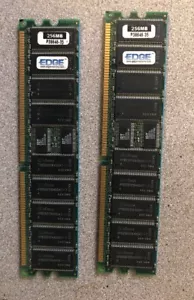 New EDGE Memory 300678-B21 512M ECC Reg PC2100 Kit for HP COMPAQ - Picture 1 of 2