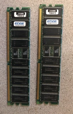 New EDGE Memory 300678-B21 512M ECC Reg PC2100 Kit for HP COMPAQ - Image 1 of 2