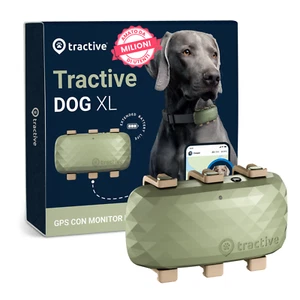 Tractive DOG XL | GPS per cani e monitor di salute | Verde | Nuovo - Foto 1 di 11